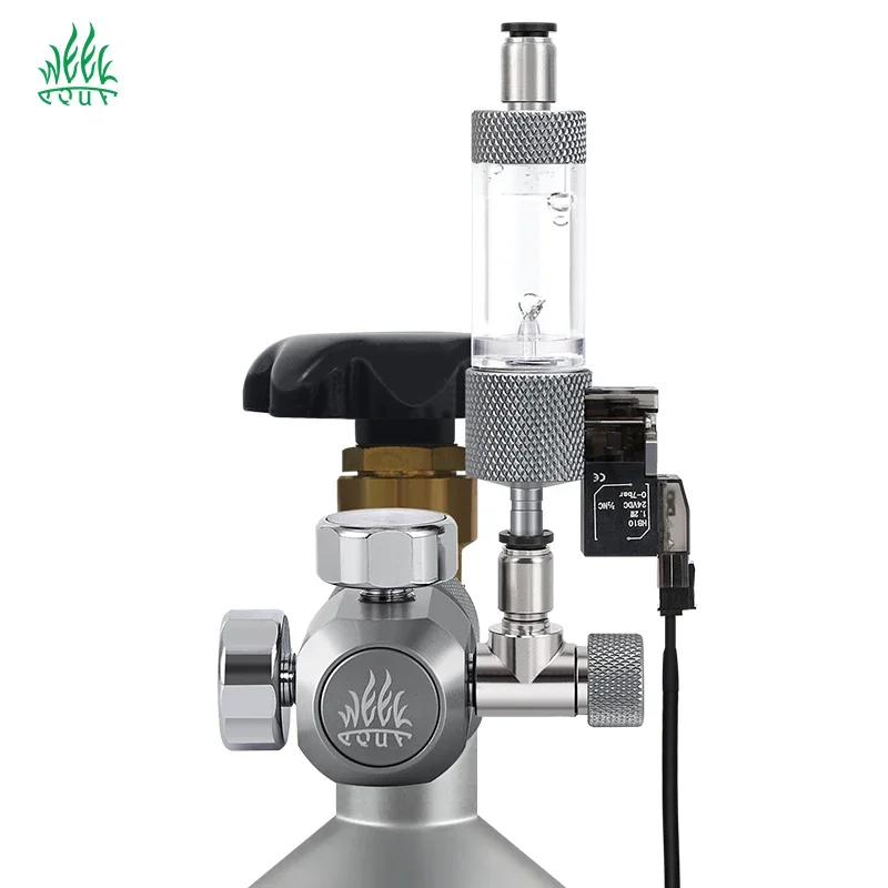 Aquarium Liquid Carbon - สัปดาห์ Aqua Aquarium Co2 ตัวควบคุมก๊าซคาร์บอนไดออกไซด์กระบอกวาล์วลดความดัน Bubble