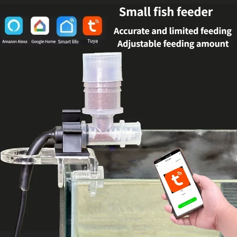 Aquarium Fertilizer - เครื่องให้อาหารปลาอัตโนมัติที่ดีที่สุด - WiFi Smart Feeder สําหรับตู้ปลา,