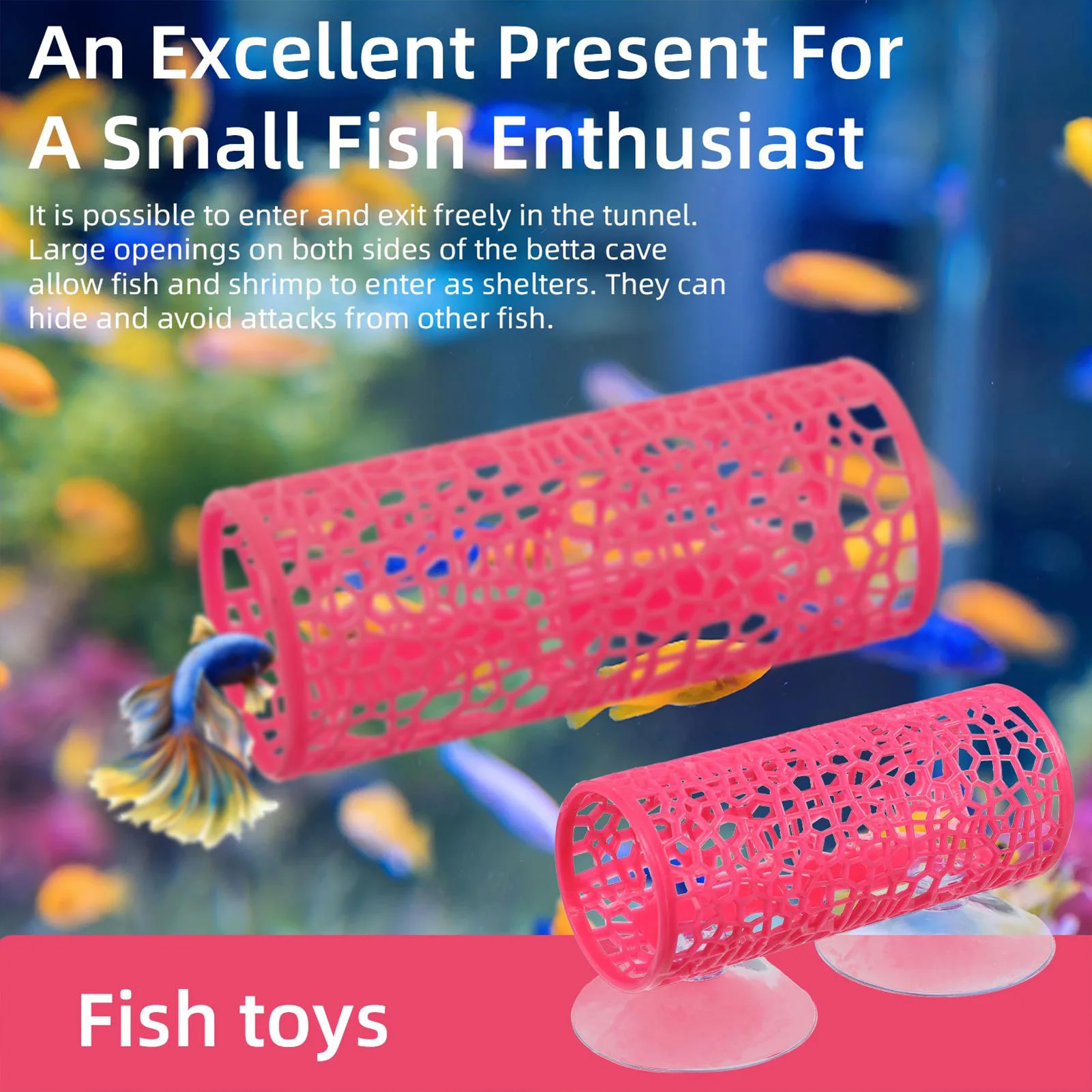 อุโมงค์ปลาสำหรับตู้ปลา ของเล่น - Aquarium Fertilizer บทวิจารณ์และราคา