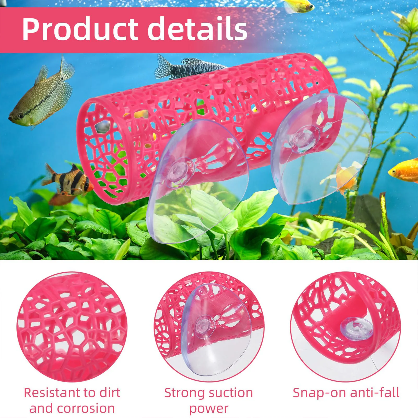 อุโมงค์ปลาสำหรับตู้ปลา ของเล่น - Aquarium Fertilizer บทวิจารณ์และราคา