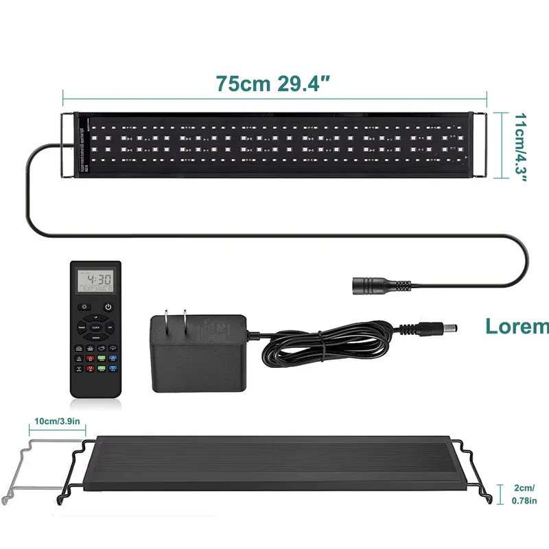 ไฟ LED สำหรับตู้ปลา SIROKA ขนา - Live Plant Aquarium บทวิจารณ์และราคา