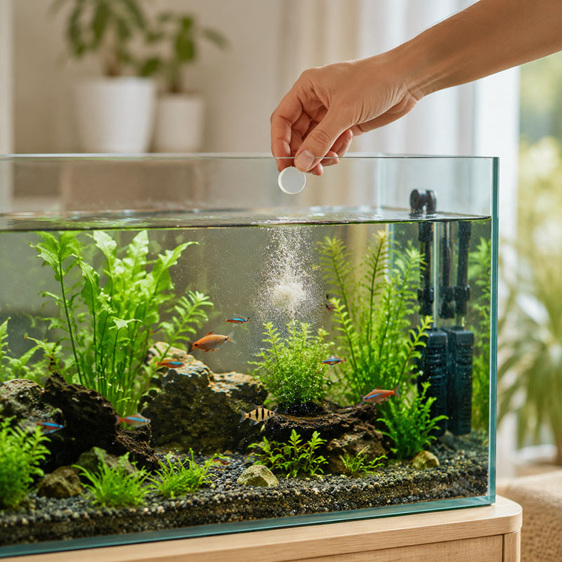 เม็ดกำจัดตะไคร่น้ำในตู้ปลา MIR - Aquarium Plants Live บทวิจารณ์และราคา