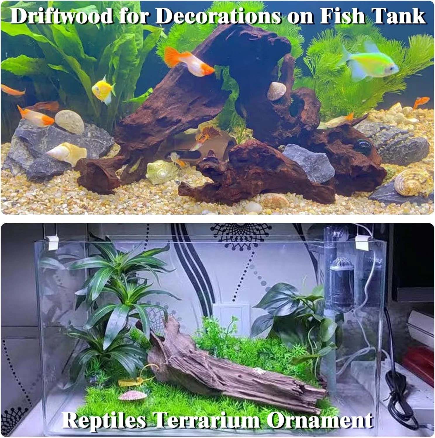 15-20 ซม. 1 ชิ้น ไม้ลอยน้ำธรรม - Aquarium Plant Substrate บทวิจารณ์และราคา