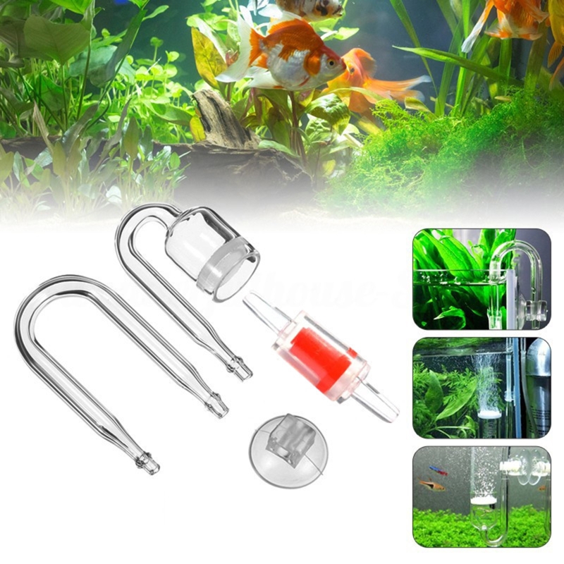 DIY ชุดกระจาย CO2 4ชิ้นสำหรับต - Aquarium Plants Live บทวิจารณ์และราคา